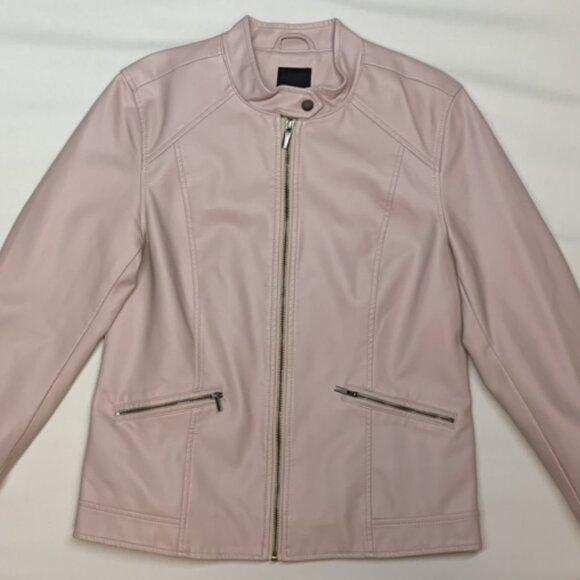 Reitmans Faux-Leather Jacket Small - Picture 1 of 11